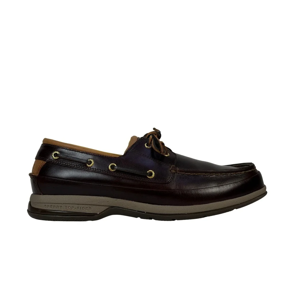 Sperry‎ Gold Cup ASV Boat Shoes Men 11 M Amaretto Leather 0579052